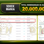 5000X MANIA Rp.20.000.000