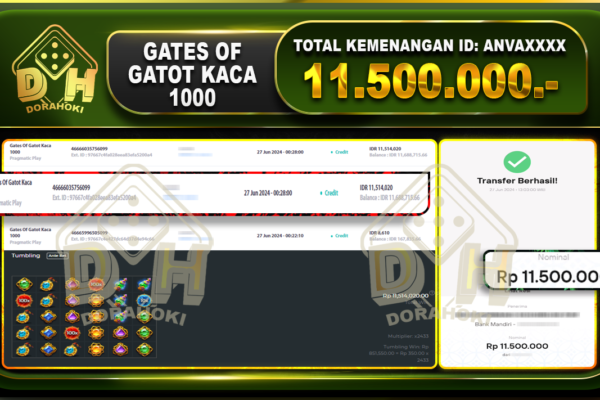 GATES OF GATOT KACA 1000 Rp.11.500.000