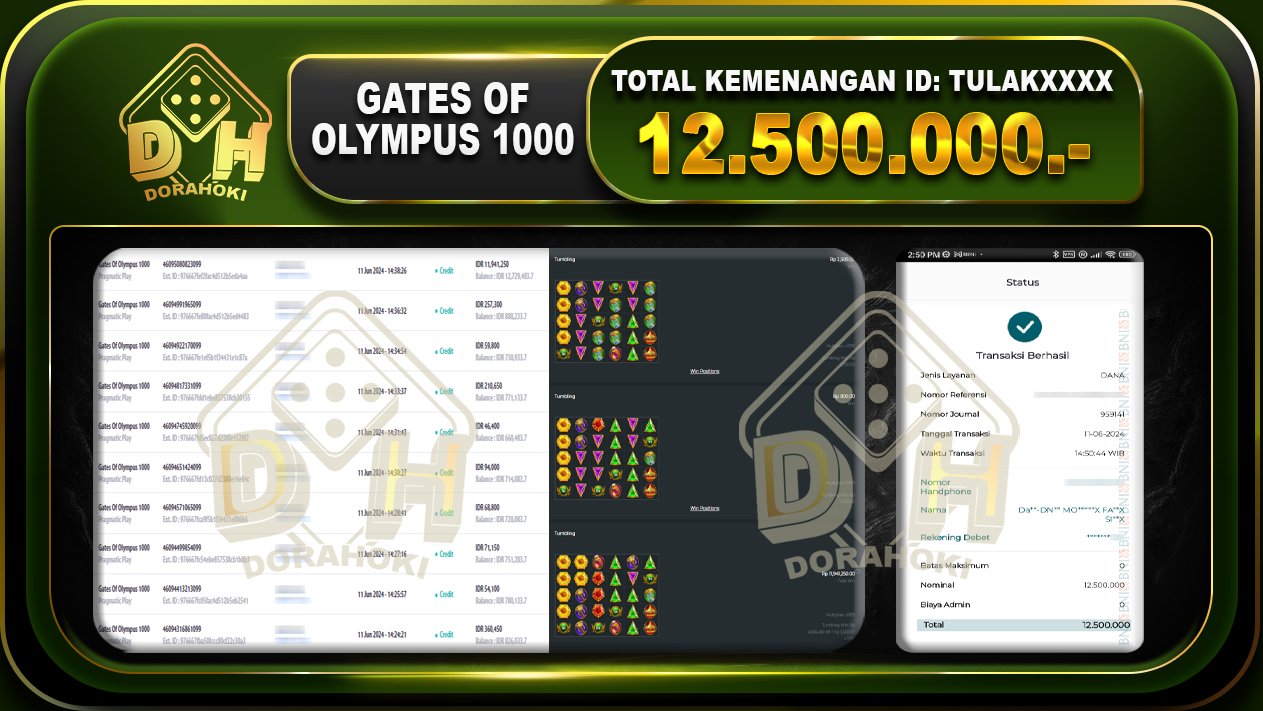 GATES OF OLYMPUS 1000 Rp.12.500.000