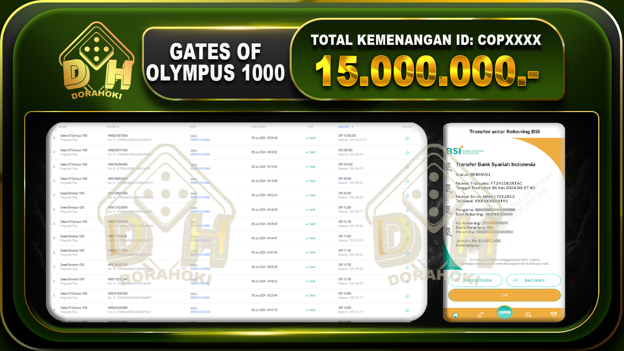 GATES OF OLYMPUS 1000 Rp.15.000.000