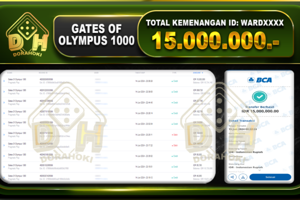 GATES OF OLYMPUS 1000 Rp.15.000.000