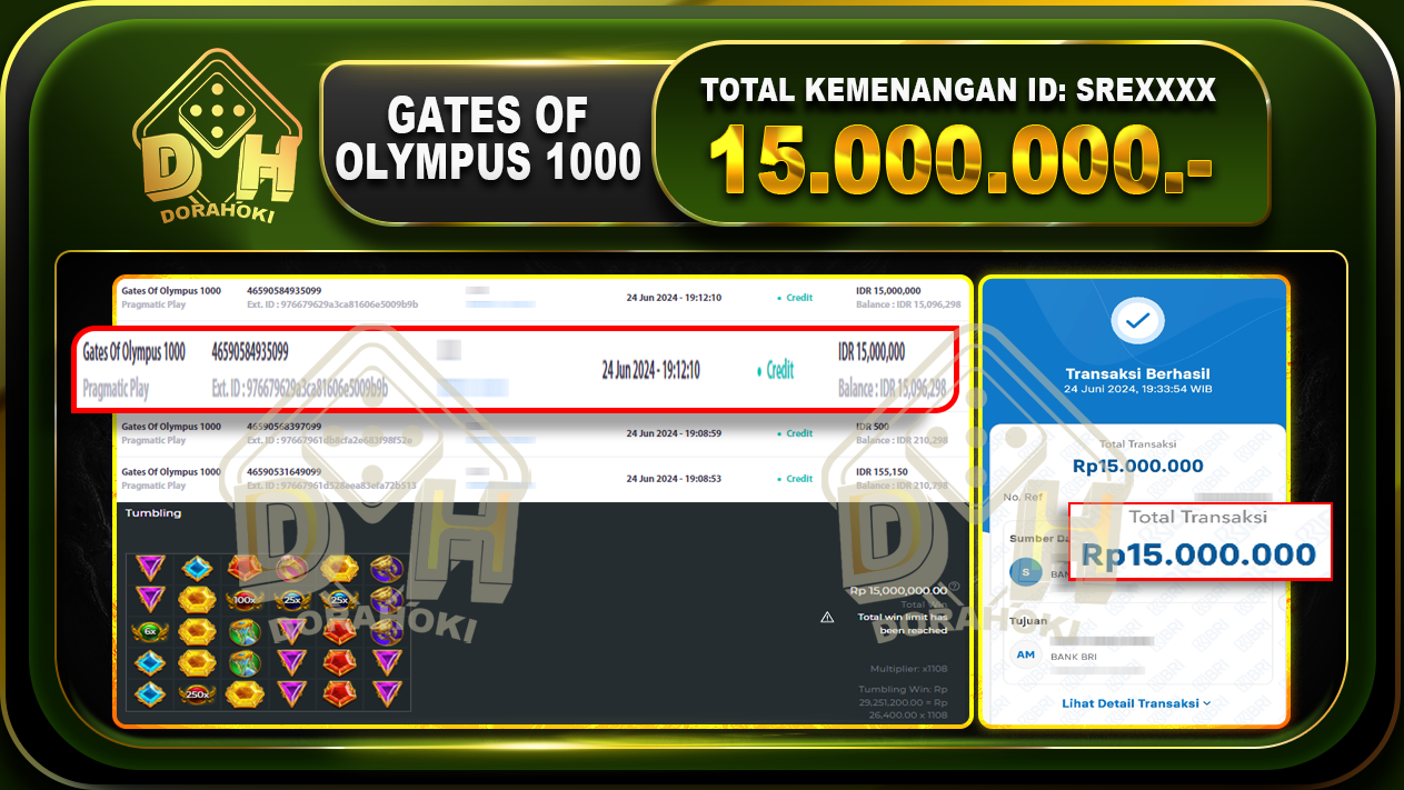 GATES OF OLYMPUS 1000 Rp.15.000.000