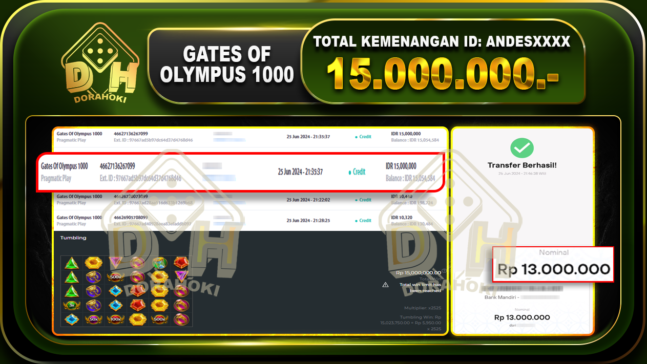 GATES OF OLYMPUS 1000 Rp.15.000.000