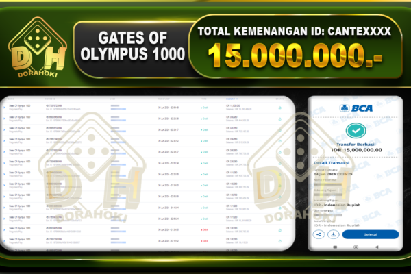 GATES OF OLYMPUS 1000 Rp.15.000.000