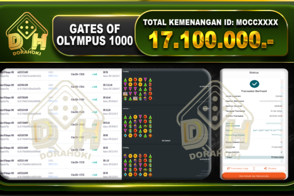 GATES OF OLYMPUS 1000 Rp.17.100.000