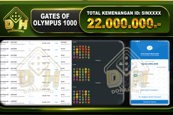 GATES OF OLYMPUS 1000 Rp.22.000.000