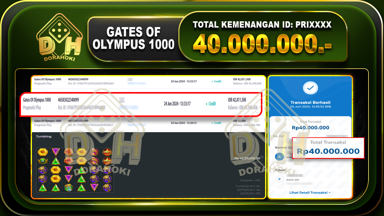 GATES OF OLYMPUS 1000 Rp.40.000.000