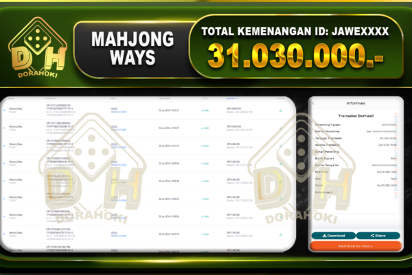 Mahjong Ways 31.030.000