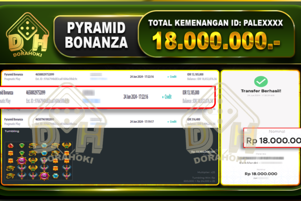 PYRAMID BONANZA Rp.18.000.000