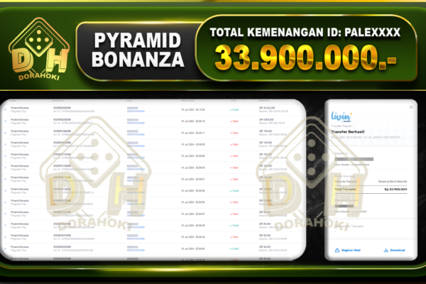 Pyramid Bonanza 33.900.000