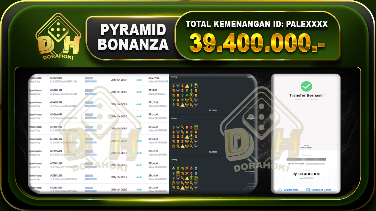 Pyramid Bonanza 39.400.000