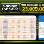 SICBO DICE Rp.23.000.000