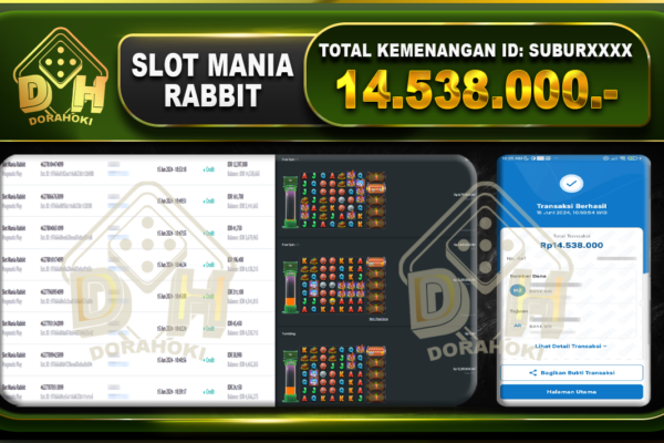 SLOT MANIA RABBIT Rp.14.538.000