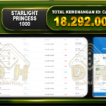 STARLIGHT PRINCESS 1000 Rp.18.292.000