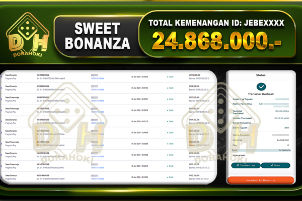 SWEET BONANZA Rp.24.868.000