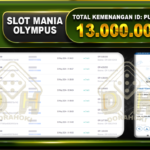 Slot Mania Olympus 13.000.000