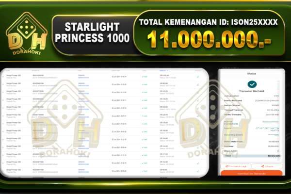 Starlight Princess 1000 11.000.000