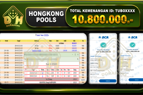 TOGEL HONGKONG 10.800.000