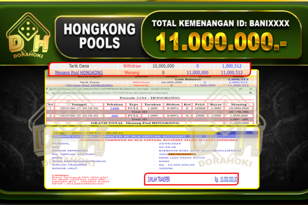 TOGEL HONGKONG Rp.11.000.000