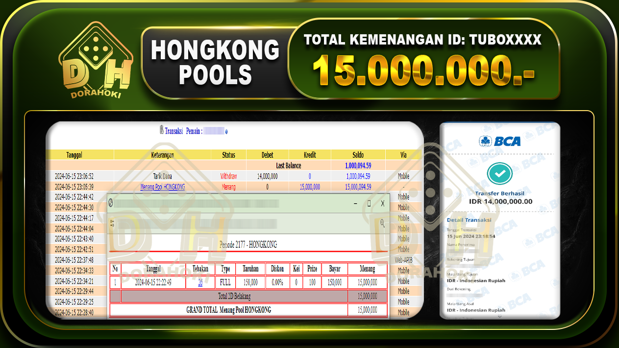 TOGEL HONGKONG Rp.15.000.000