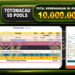 TOGEL TOTOMACAU 5D Rp.10.000.000