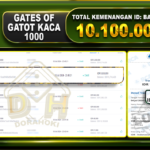 Bukti Jp GATES OF GATOT KACA 1000 Rp.10.100.000