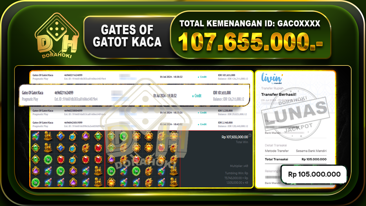 GATES OF GATOT KACA Rp.107.655.000