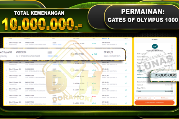 GATES OF OLYMPUS 1000 Rp.10.000.000