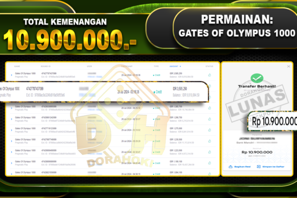 GATES OF OLYMPUS 1000 Rp.10.900.000