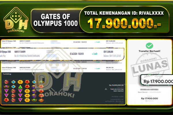 GATES OF OLYMPUS 1000 Rp.17.900.000