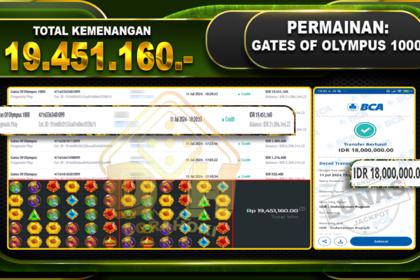 GATES OF OLYMPUS 1000 Rp.19.451.160