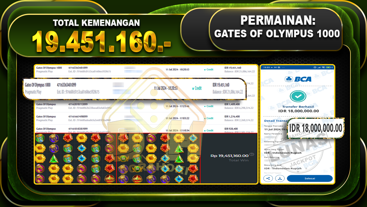 GATES OF OLYMPUS 1000 Rp.19.451.160