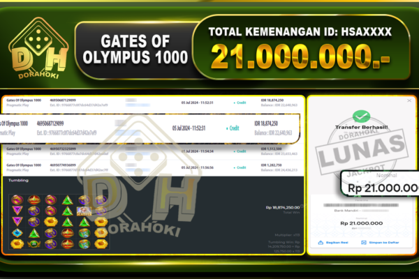 GATES OF OLYMPUS 1000 Rp.21.000.000