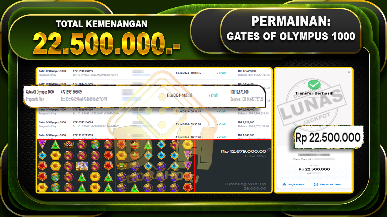 GATES OF OLYMPUS 1000 Rp.22.500.000