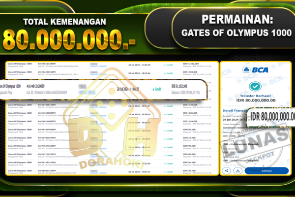 GATES OF OLYMPUS 1000 Rp.80.000.000