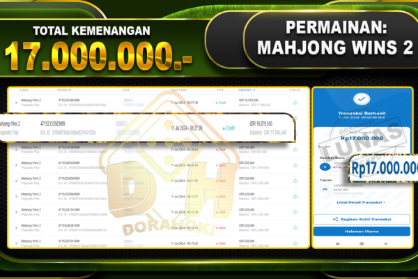 MAHJONG WINS 2 Rp.17.000.000