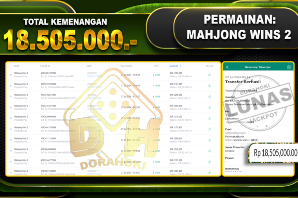 MAHJONG WINS 2 Rp.18.505.000