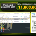 STARLIGHT PRINCESS 1000 Rp.11.000.000