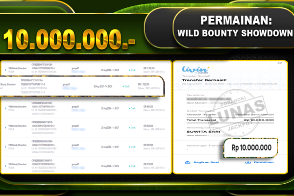 Wild Bounty Showdown Rp 10.000.000