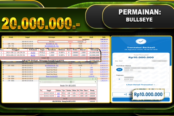 BULLSEYE 20.000.000