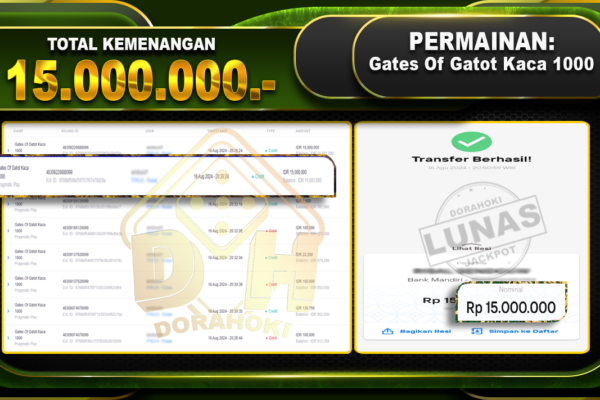 Gates Of Gatot Kaca 1000 Rp 15.000.000