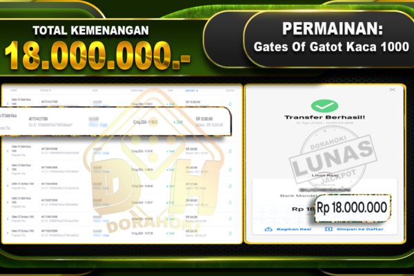 Gates Of Gatot Kaca 1000 Rp 18.000.000