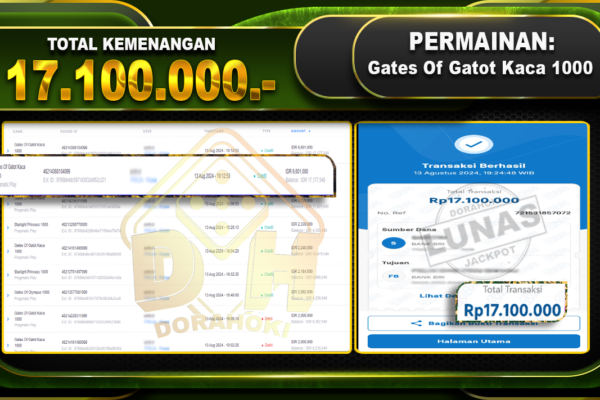 Gates Of Gatot Kaca 1000 Rp.17.100.000