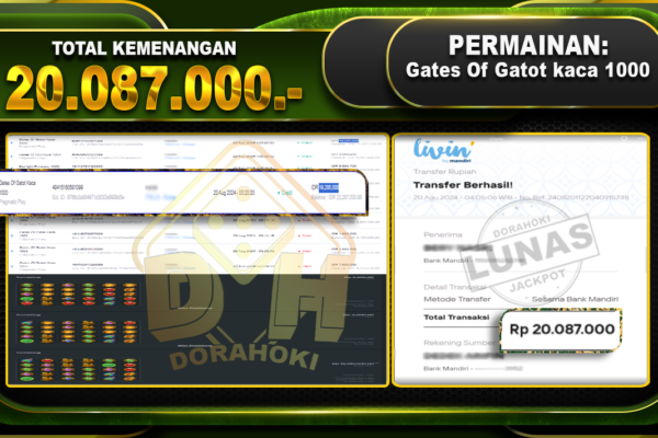 Gates Of Gatot kaca 1000 Rp.20.087.000