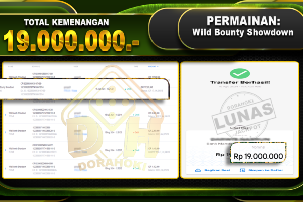 Wild Bounty Showdown Rp 19.000.000