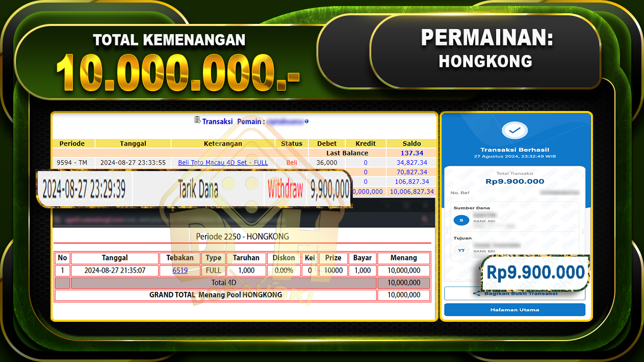 TOGEL HONGKONG Rp10.000.000