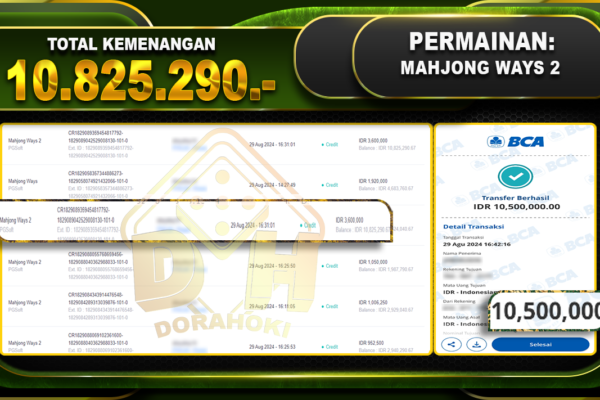 Mahjong Ways 2 Rp 10.825.290