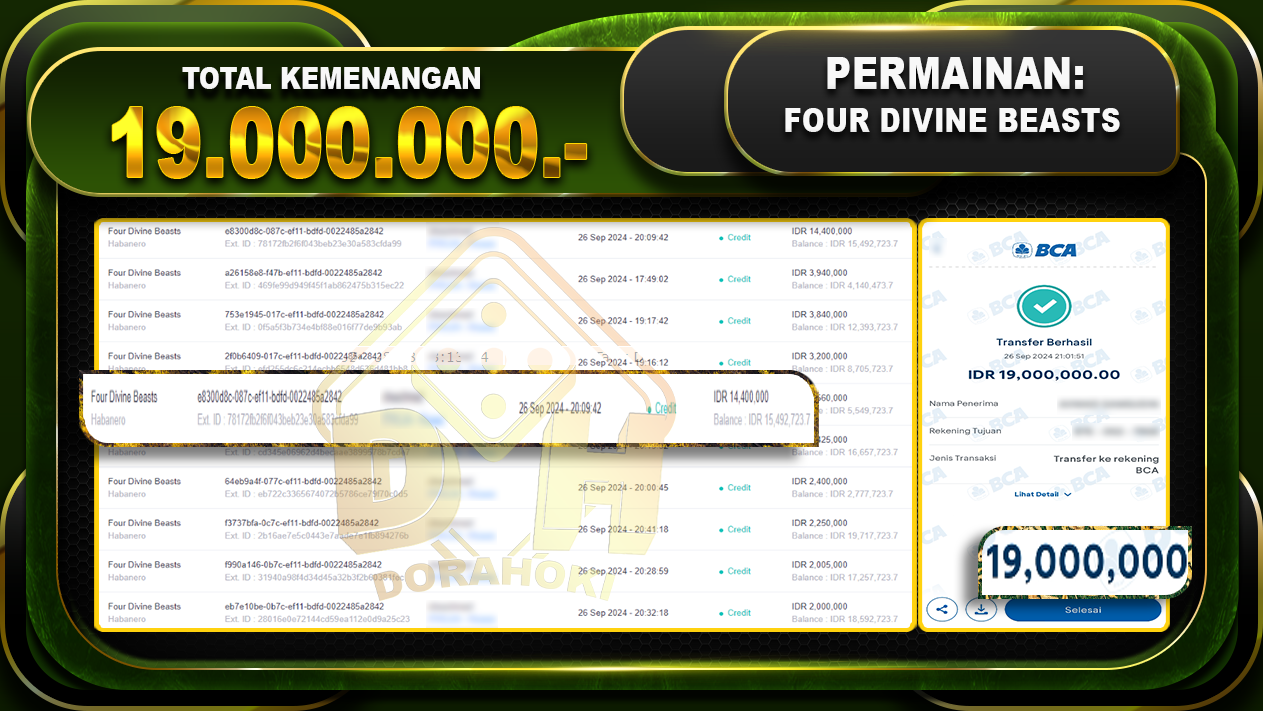 Four Divine Beasts Rp.19.000.000