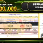 TOGEL HONGKONG Rp. 16.500.000