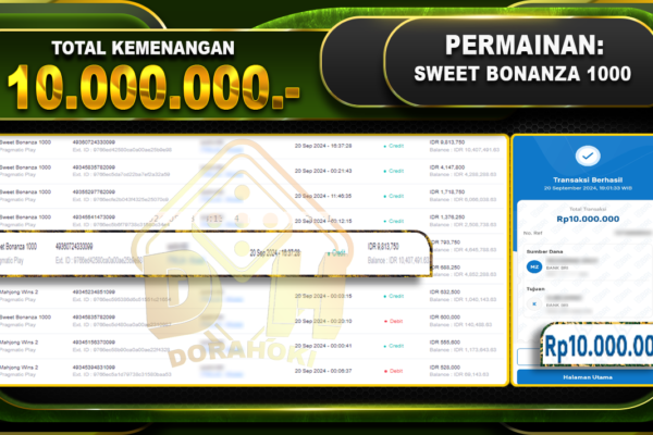 Sweet Bonanza 1000 Rp.10.000.000